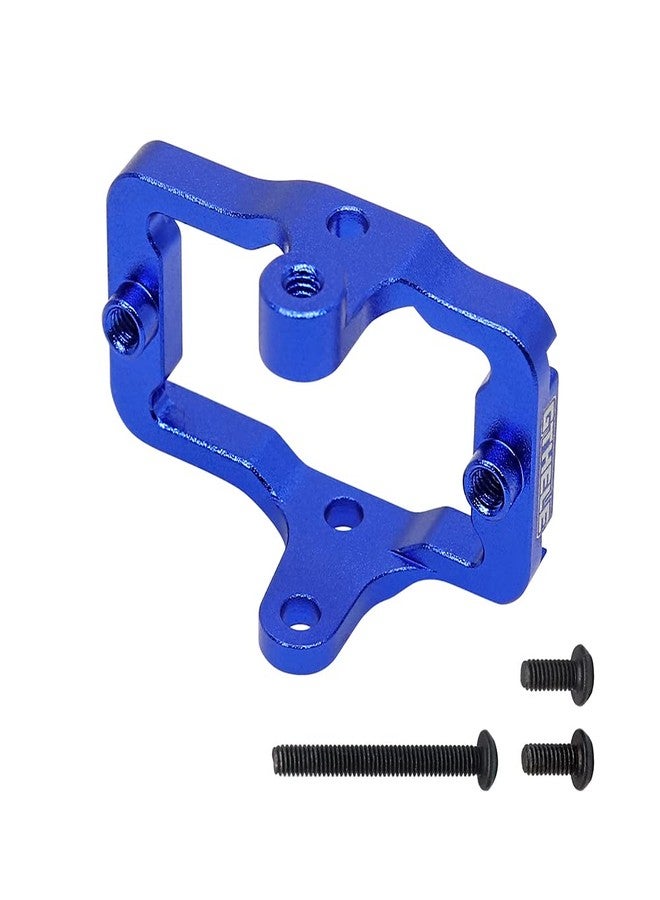 GTHELE Aluminum Servo Mount Bracket for Traxxas TRX4M Upgrade Parts 1/18 RC Crawler Car (Dark Blue) - Image 4